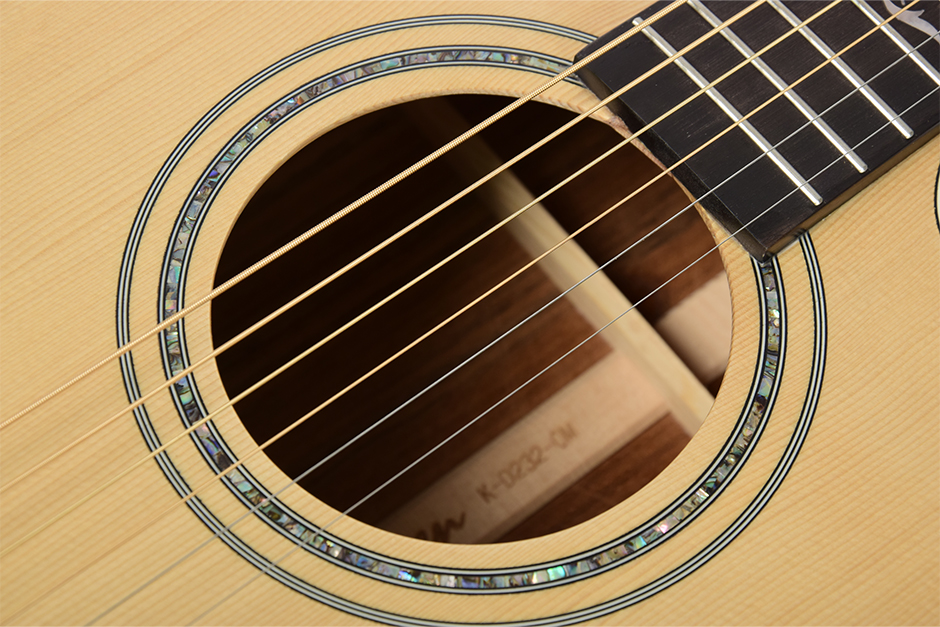 Kaysen 41 inch solid top acoustic guitar (6)