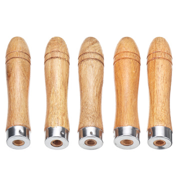 5pcs Wooden Handle For File Cutting Tool Replacement Cutting Knife Handle Woodworking Files Wood Rasps Hand Tools