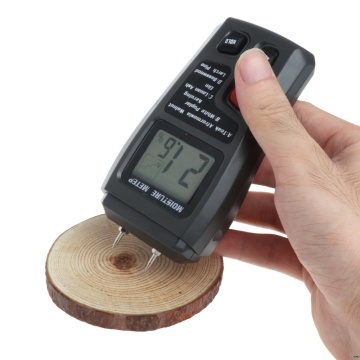 OOTDTY Wood Moisture Meter Analyzer Humidity Tester Timber Damp Detector Hygrometer 2 Pin