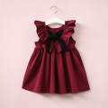 2020 New Summer Girls' Dress Baby Cute Bow Pleated Open-back Party Princess Dress Children's Kids Girls Clothing