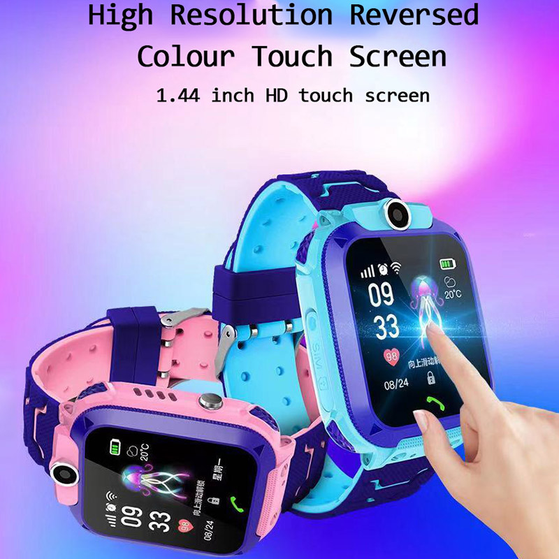 Children's Smart Watch Kids Phone Watch Smartwatch For Boys Girls With Sim Card Photo Waterproof IP67 Gift For IOS Android