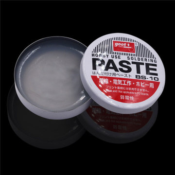 2Pcs 10g Silver Weak Acid Soldering Solder Paste Solder Flux Grease Paste BS-10 4.5cm Semi Solid