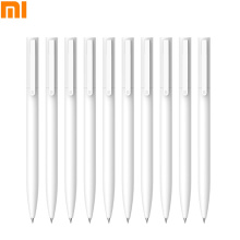 Original 10Pcs Xiaomi Gel Pen 0.5MM Sign Pen Pressed Out Core Writing MiKuni Japan Ink Smooth Signing Black/Blue Replacement Ink