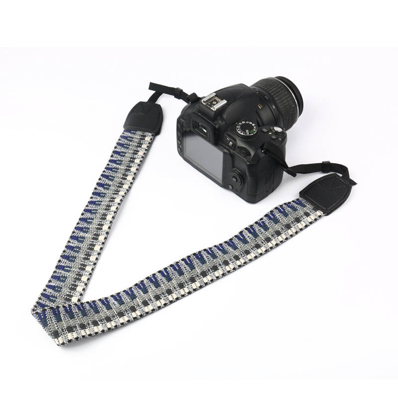 Ethnic Photo Camera Strap Cotton Yard Neck Shoulder Hand Strap for Canon Nikon Pentax LHB99