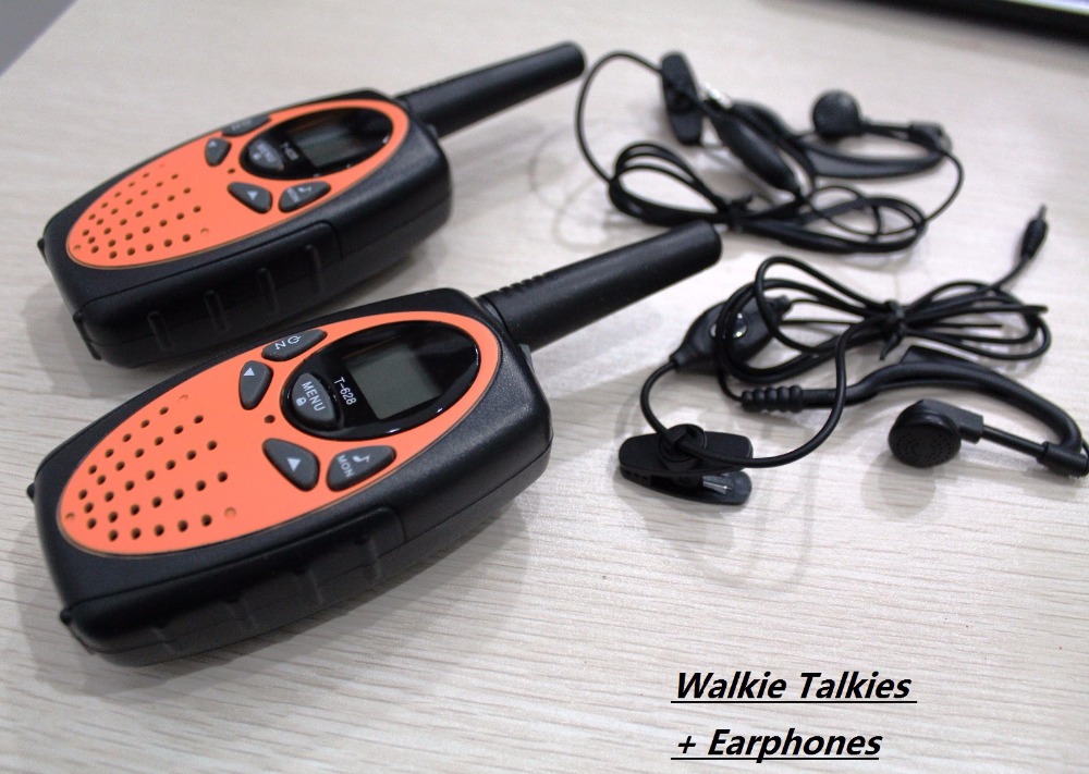 T628 1w Long range vox 2 channel monitor FRS GMRS radio walkie talkies pair mobile portable radios interphone 121 private code