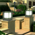 Square aluminum pillar lights, Outdoor landscape garden lights, waterproof railings around lights