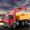 Lagre Simulation Lifting Transport Wireless Control RC truck 5656CH 180 Degree Rotation Lift Crane With Forklift Board child gif
