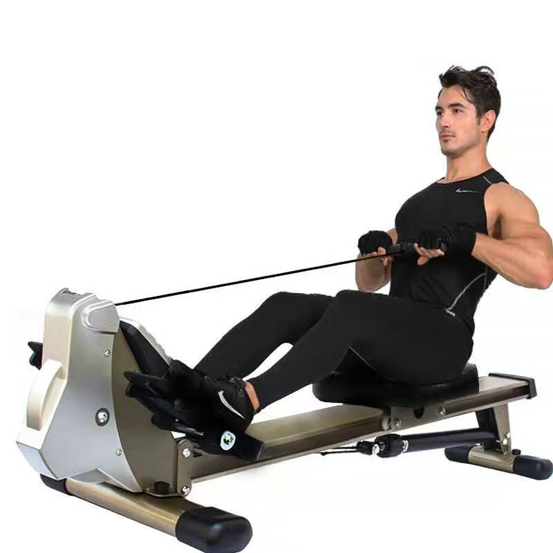 Rowing Exercise Machine Aerobic Fitness Equipment Adjustable Rower Resistance Rowing Exercise Home Cardio Sports Abdominal Gym