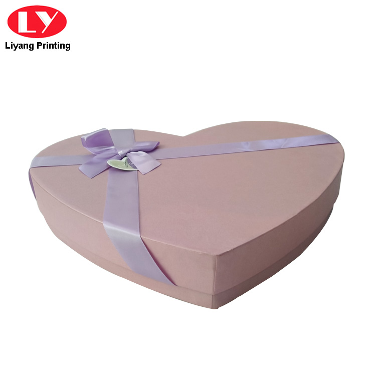 Pink Heart Paper Box