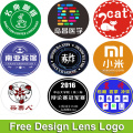 Customized Logo projector glass lens 37mm-27mm diameter Shop Mall KTV Text Pattern Logo Advertising Lighting Gobo Projection