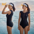 361 Women Swimwear Black Sexy One Piece Swimsuit Push Up Tight Triangle Sport Competitive Swimsuit Lady Pool Beach Bathing Suit
