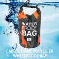 Camouflage Polyester Waterproof Bag Shoulder Waterproof Bucket Bag Outdoor Portable Light Drifting Bag