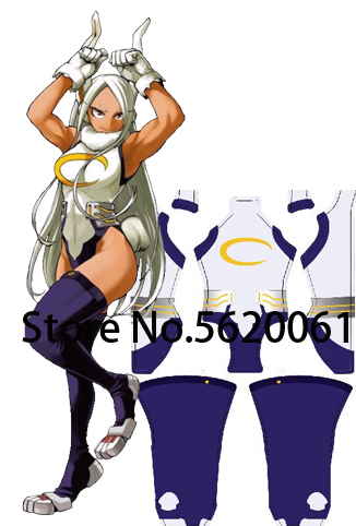 3D Print Lycra My Hero Academia Rabbit Hero Miruko Cosplay Costume Female Bunny Suit Girls Halloween Zentai Bodysuit adults Kids