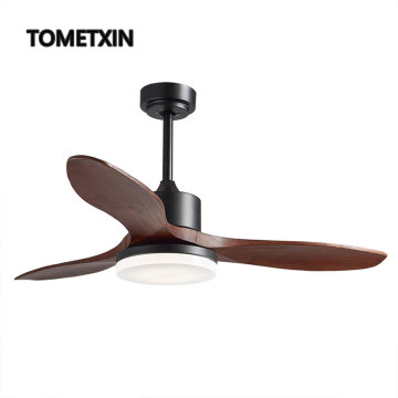 wood color fans with lights modern led ceiling fan light with remote control 48 inch for home lamp indoor living room