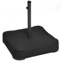 Patio Market Offset Umbrella Stand Holder Base Sand Filled Sandbags 220lbs Black OP70096