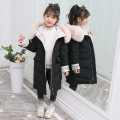 Children Winter Down Cotton Jacket 2020 New Fashion Girl Clothing Kids Clothes Thick Parka Fur Hooded Snowsuit Outerwear Coat