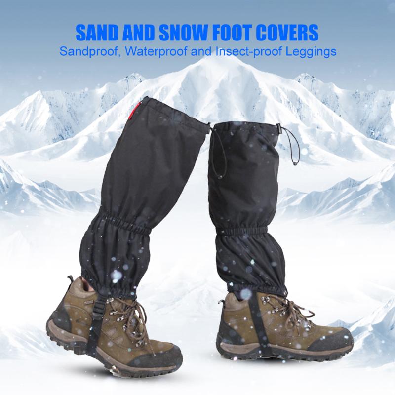 Long Gaiters Outdoor Snow Kneepad Skiing Gaiters Hiking Climbing Leg Protection Guard Sport Safety Waterproof Leg Warmers