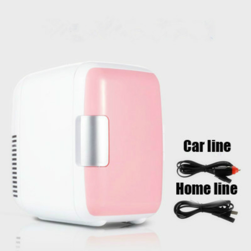 Dual-Use 4L Home Car Use Refrigerators Ultra Quiet Low Noise Car Mini Refrigerators Freezer Cooling Heating Box Fridge cool