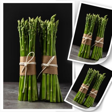 Canvas Painting Fresh Green Asparagus Posters and Prints Wall Art Picture for Living Room Decor No frame
