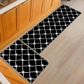 2 Piece Anti-slip Kitchen Mat Set Entrance Doormat Runner Rug Set Bedroom Floor Carpet Long Hallway Porch Mats