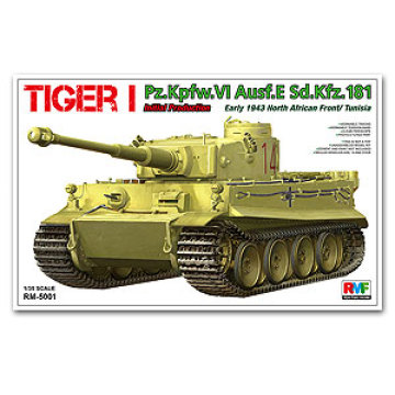 Rye field Model 1/35 Tank RM5001 Tiger I Pz.Kpfw.VI Ausf.E Sd.Kfz.181 Initial production Early 1943 North African Front Tunisia