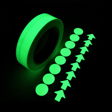 1/3M 20mm multiple color Luminous Tape Night Vision Glow In Dark Self-adhesive Warning Tape Safety Security Home Decoration Tape
