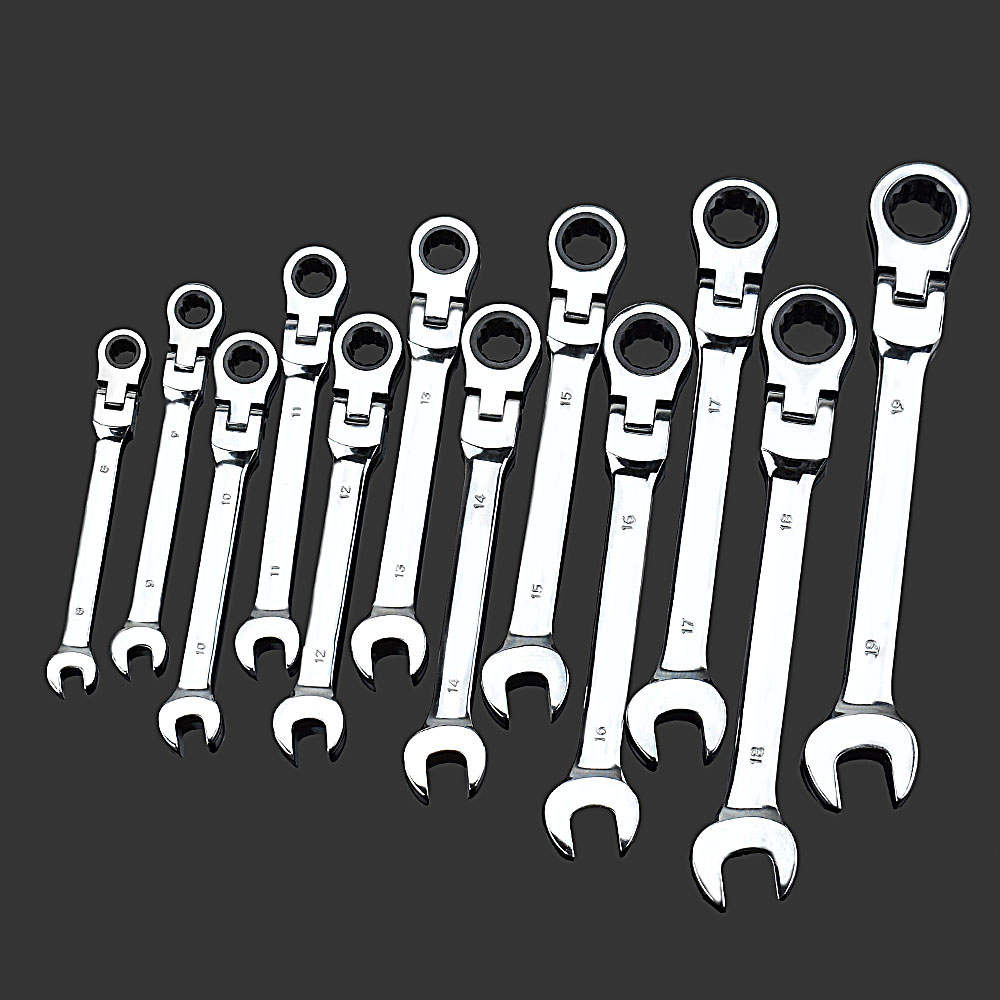 key Wrench Set Activity Head Ratchet Wrench Spanner Car Repair Tool Socket Set Hand Tools Wrenches Garage Tools car wrenchs