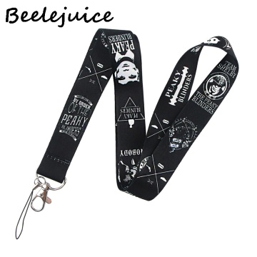 Peaky Blinders Neck keychain necklace webbings ribbons Anime Cartoon Neck Strap Lanyard ID badge holder Keychain Lanyards gifts