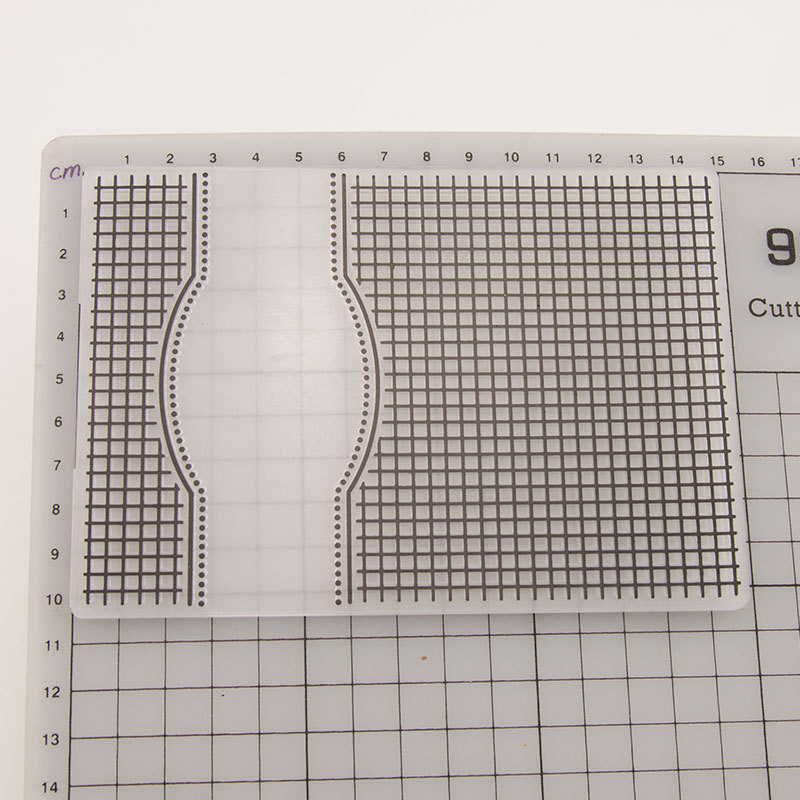 KLJUYP Lattice Plastic Embossing Folders for DIY Scrapbooking Paper Craft/Card Making Decoration Supplies
