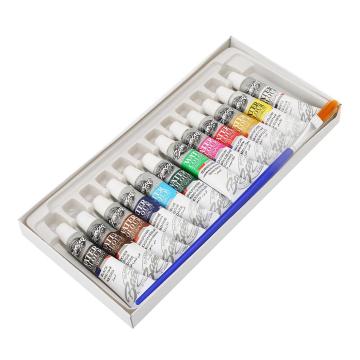 Oil Painting Set Oil Painting Supply Paints Supplies Painting Art Brush Pen Oil Paint Pen 6ml 12 Colors Color Free Acrylic Tube