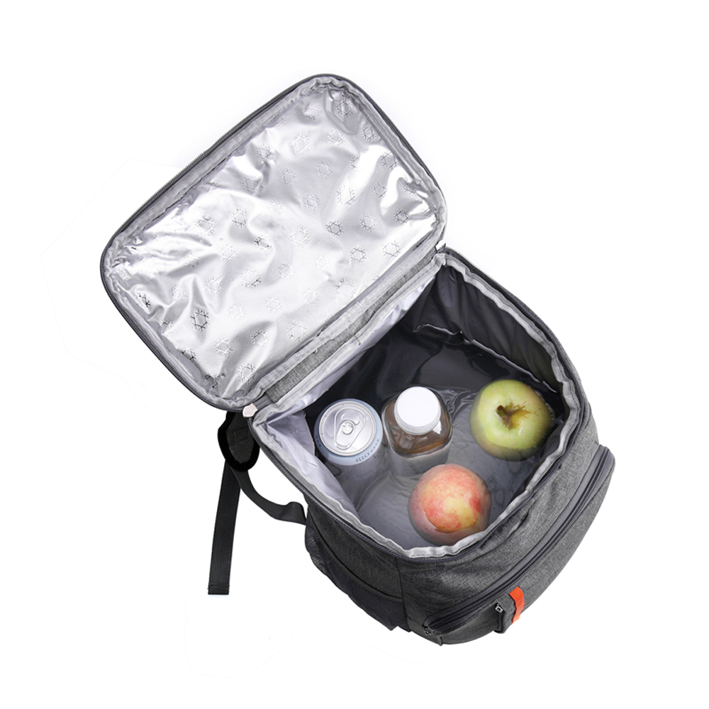 18L Large Capacity Leak Proof Lunch Backpack Thermal Large Picnic Cool and Warm Insulated Bag Outdoor Food Storage Shoulder Bag