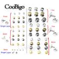 100sets Metal Rivets Studs Round Rivet for Leather Craft Bag Belt Clothing Garment Shoes Pet Collar Decor Sewing Accessories