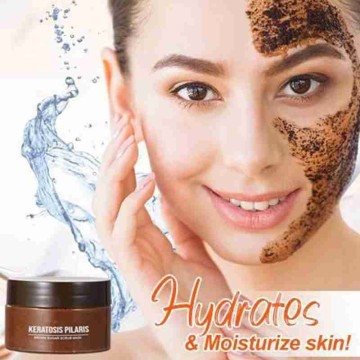 Keratosis Pilaris Body Scrub Brown Sugar Body Scrub Exfoliator Whitening Brightening Peeling Visage Cream Exfoliant