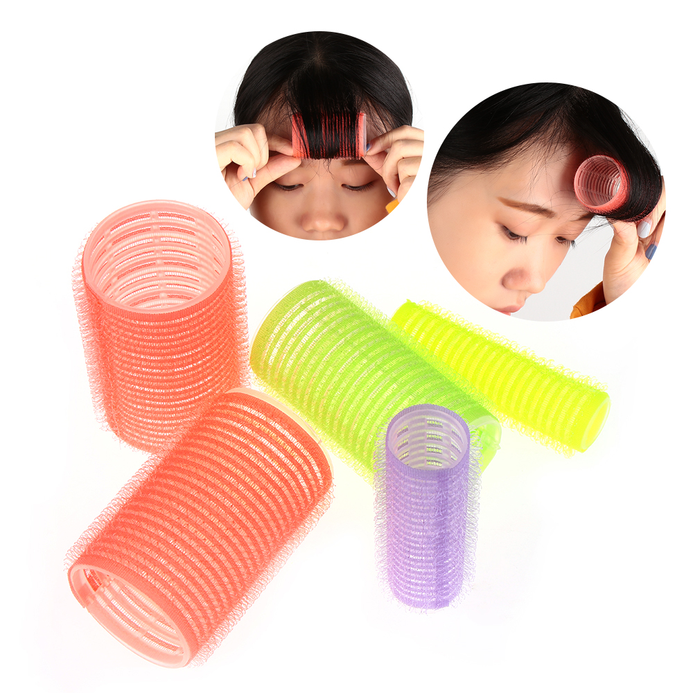 6Pcs Random Color!! Large Self Grip Hair Rollers Pro Salon Hairdressing Curlers Multi Size Professional Salon Hair Styling Tools