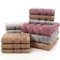 100% Bamboo Fiber Towels Purple Gray Brown Bath Face Towel Set Cool Bamboo Absorbent Healthy Bathroom Towels for Adults