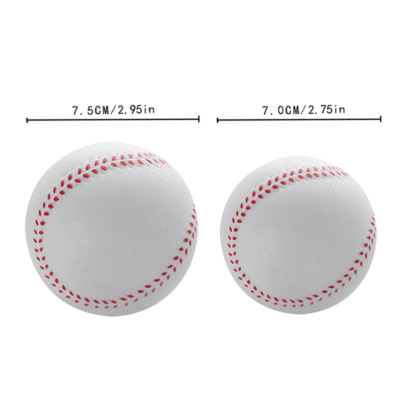 New Hot White Yellow safety kid Baseball Base Ball Practice Trainning PU chlid Softball balls for Sport Team Game