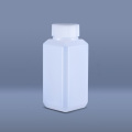 Empty Square Plastic Bottle with Lid for Liquid Oil Reagent Food Grade HDPE Container Leakproof Refillable Bottles