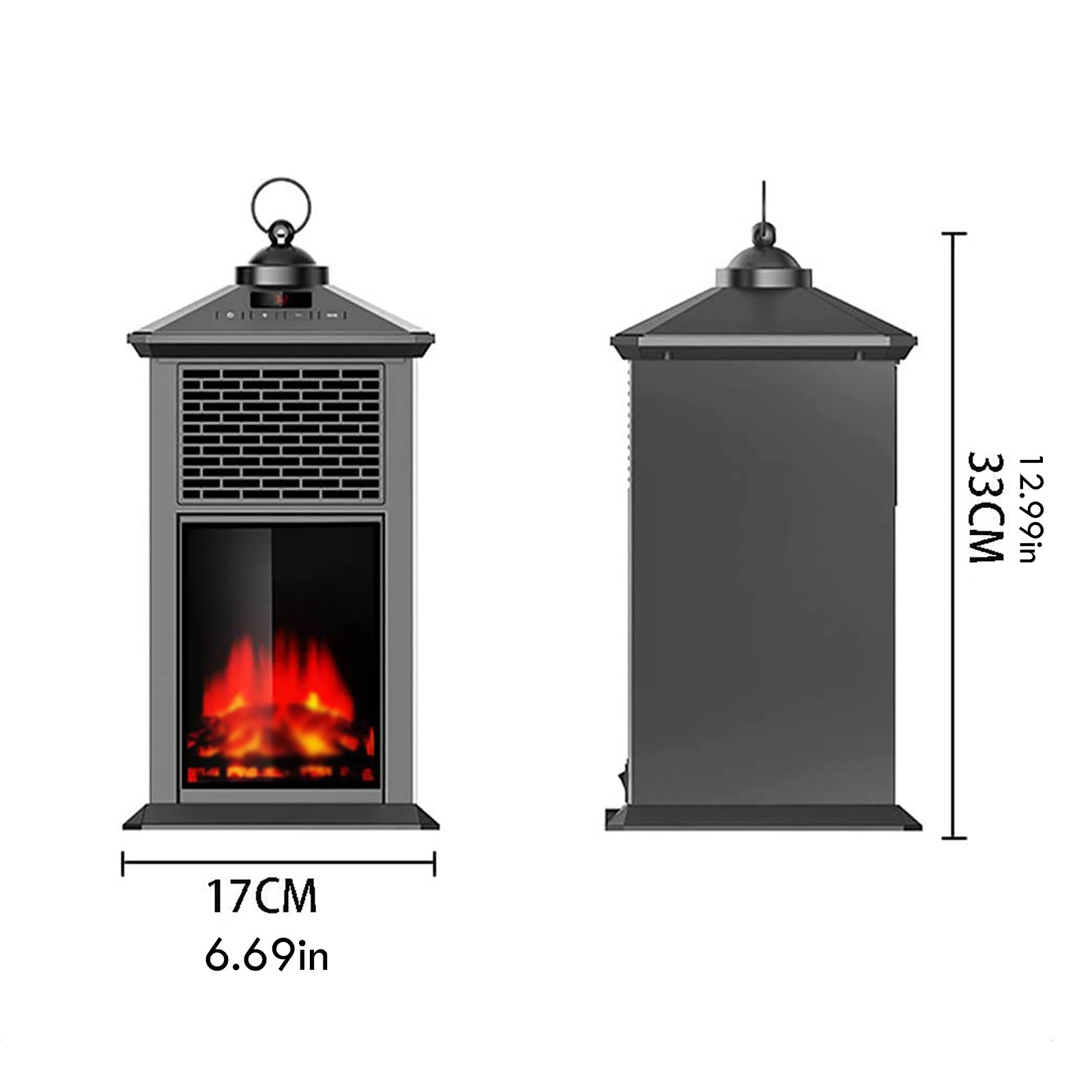 Patio Heaters Automatic Constant Temperature Outdoor Heater Safe Electric Heater House Shape Patio Heaters Automatic Constant#G