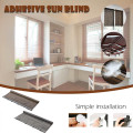 Self-adhesive Blinds For Window Door Shading Ventilated Shutter Bedroom Living Room Balcony Sun Shade Home Decoration 135cmx60cm