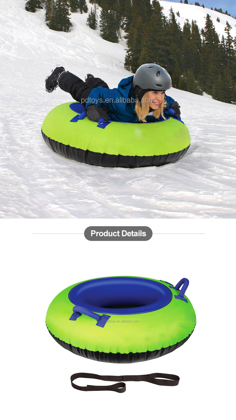 48 Inch Hard Bottom Inflatable Snow Tubes 2