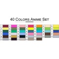 40Color Anime set