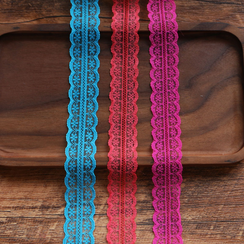 New 30 yard beautiful colorful lace, homemade crafts / Wedding / clothing / lace ribbon gift packaging and other accessories