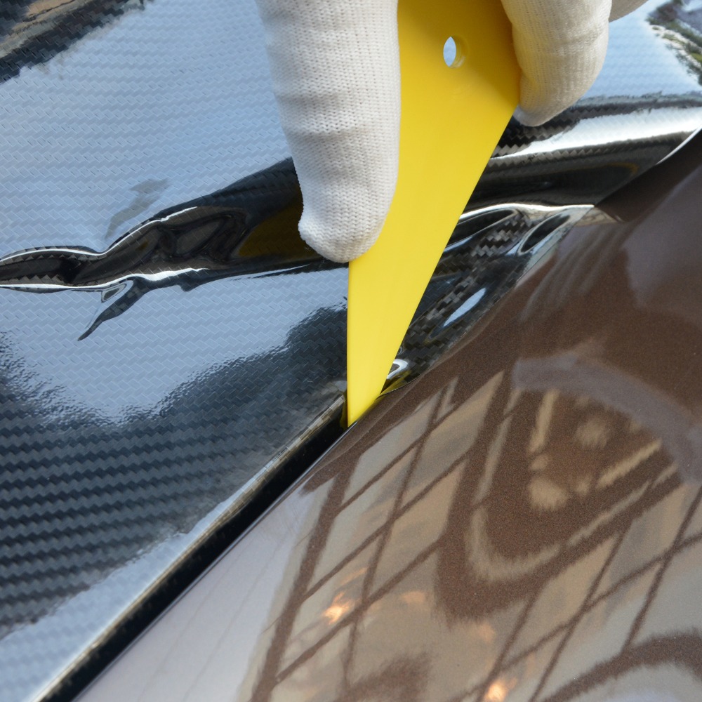 FOSHIO Plastic Vinyl Film Wrapping Squeegee Car Window Foils Go Corner Application Car Wrap Tools Sticker Accessories Tint Tool
