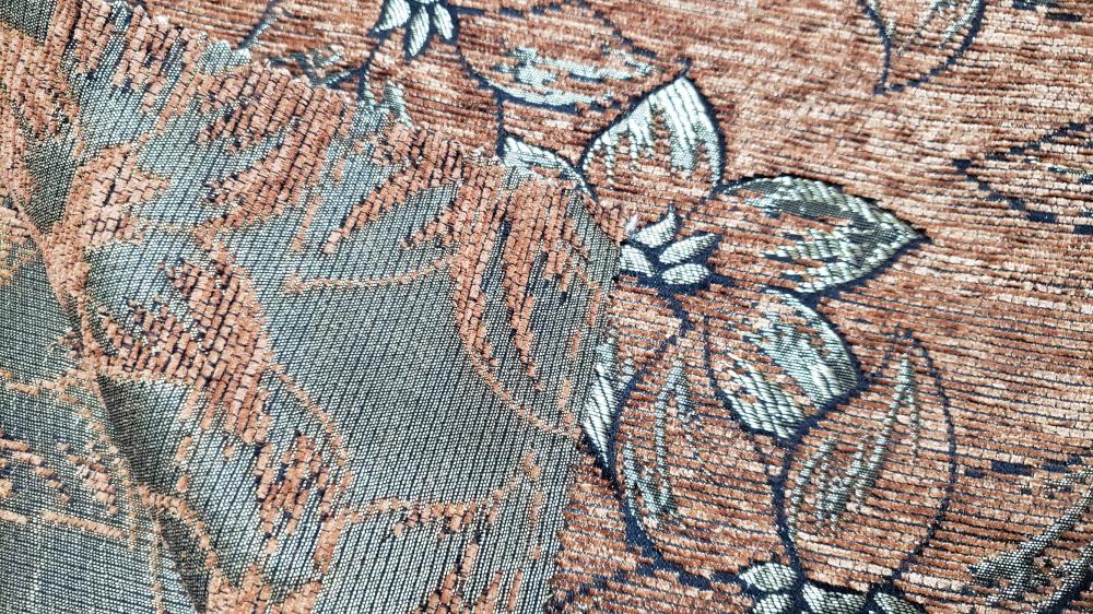 Jacquard Chenille Fabric Back
