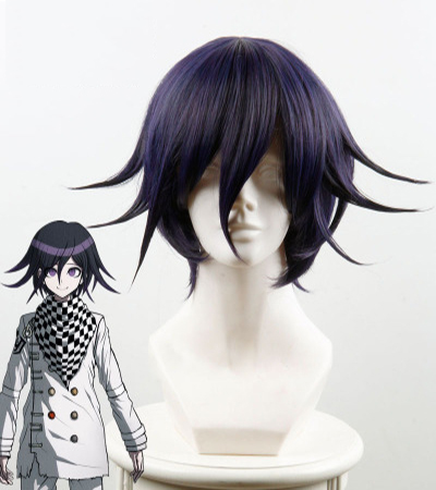 6PCS Anime Danganronpa V3 Ouma kokichi Cosplay Costume Japanese Game School Uniform Suit Outfit Suit hat and wig free delivery