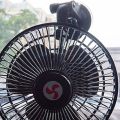 Cooling Electric Suction Cup Car Fan 12V Auto Powerful High-wind Multipurpos C6UB