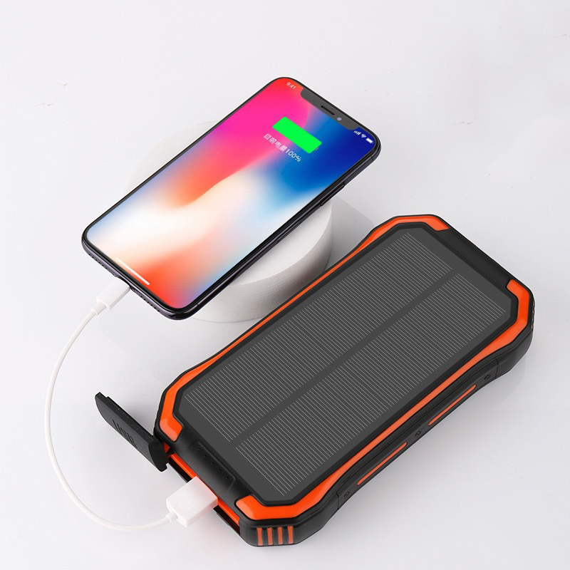Camping Lights New 30,000 MAh PD18w Fast Charge Solar Mobile Power 10W Wireless Charging Bao Tent Lights