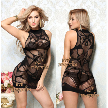 Sexy Sleepwear Lingerie Babydoll BODYSUIT Mesh Floral Body Stocking Temptation Intimate Catsuit baby doll dress Chemises W311