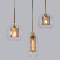 Loft Modern Pendant Light Glass Ball Hanging Lamp Kitchen Light Fixture Dining Hanglamp Living Room Luminaire