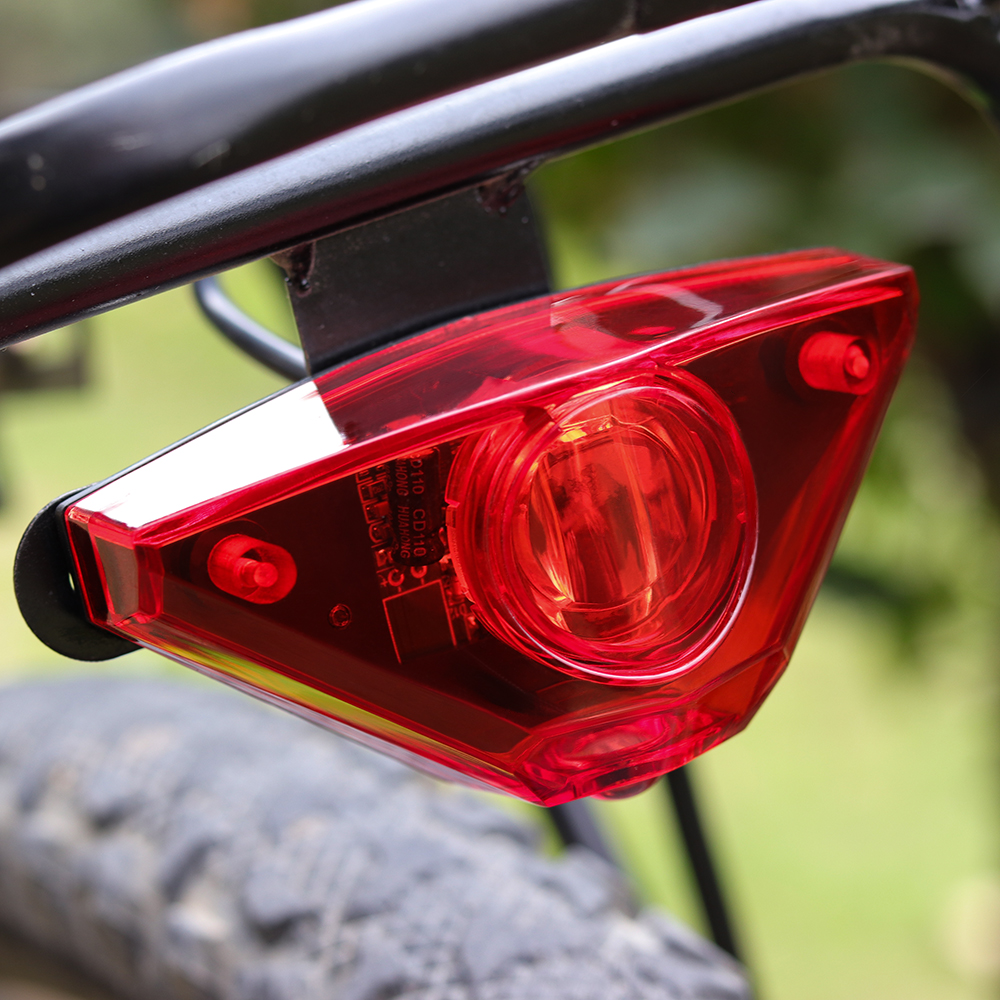 Onature Ebike Light Set Include Ebike Headlight Electric Bike Tail Lamp DC 6V 12V 24V 36V 48V 60V LED Electric Bike Light